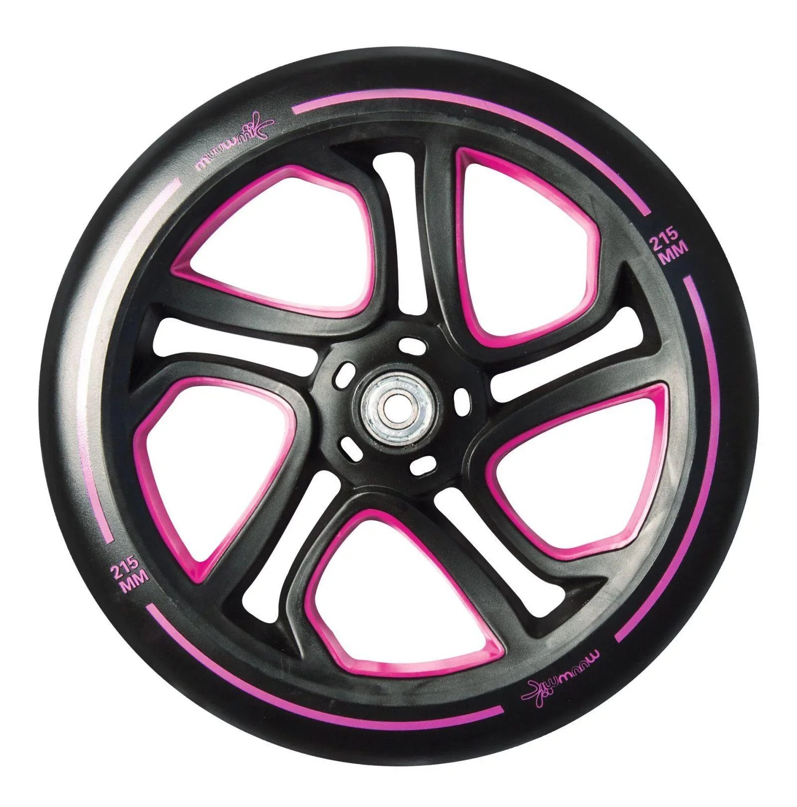 Aluminium Scooter Pro   Tretroller, 215 mm, ABEC 7, für Kinder und Erwachsene, GS-geprüft, höhenverstellbar, pink - 2