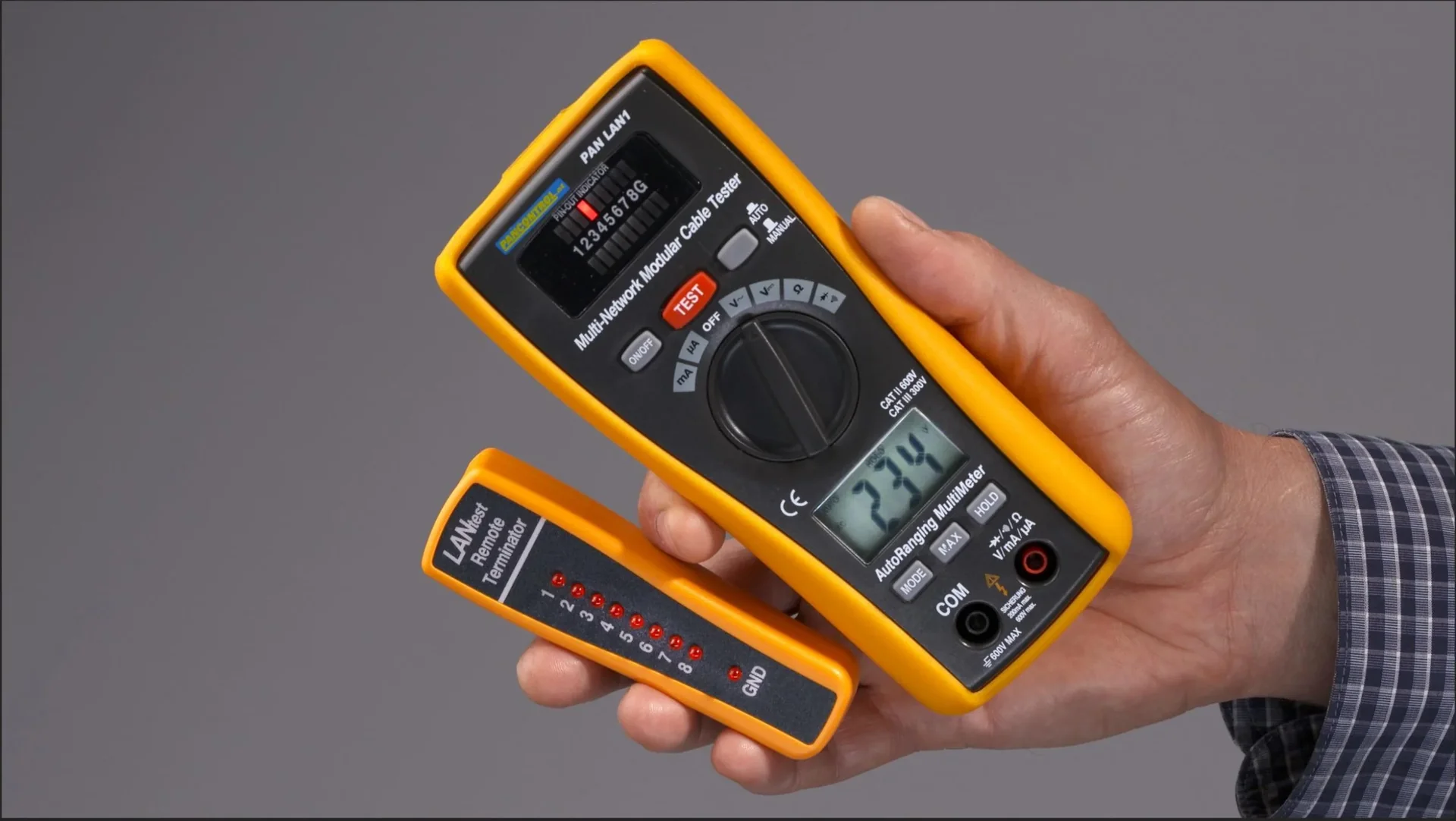 PAN LAN1 - LAN Tester und Digitalmultimeter - 1