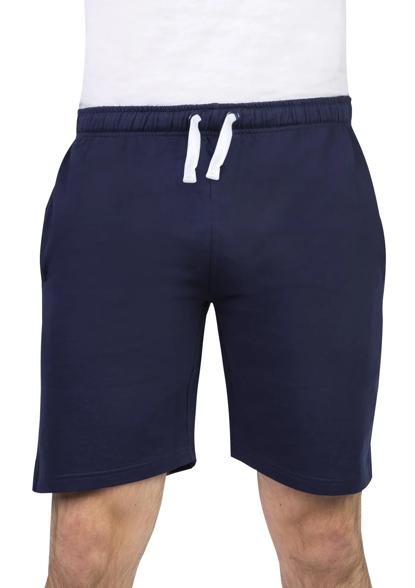 Shorts aus Baumwolljersey, Farbe marine, Gr.XL - 0