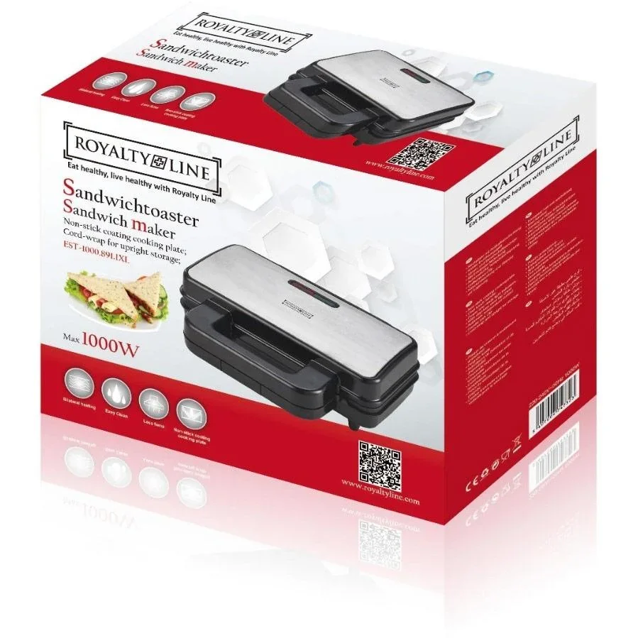 Kontaktgrill mit Antihaftbeschichtung - 2200W - 0