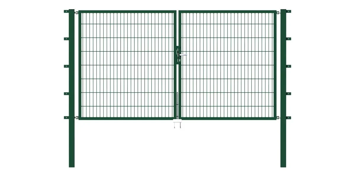 Doppeltor Flexo mit Zubehör, grün, Breite 250 cm, Höhe 100 cm, PF: 60x60 cm - 0