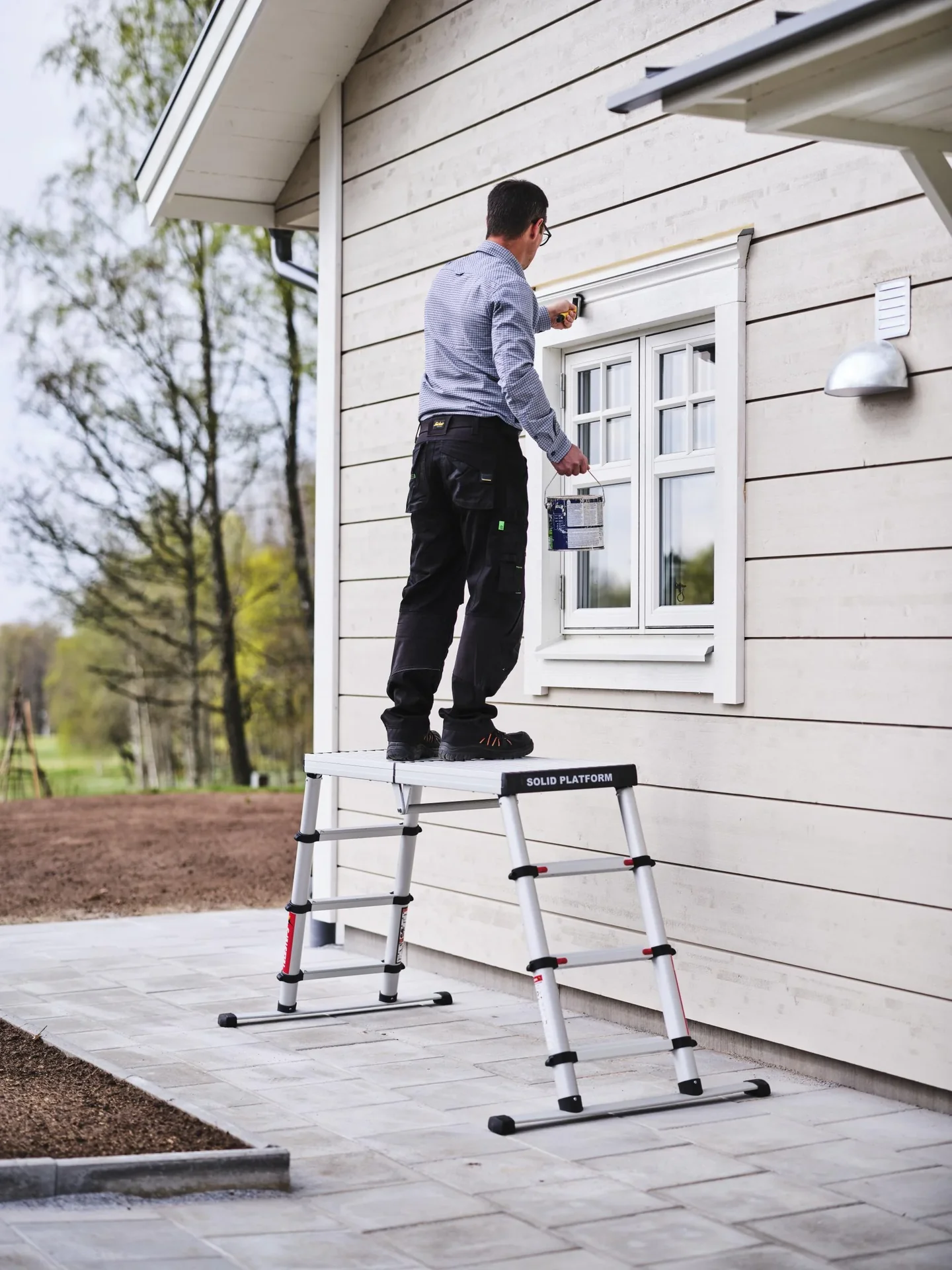 Teleskopische Plattform, Aluminium - 1