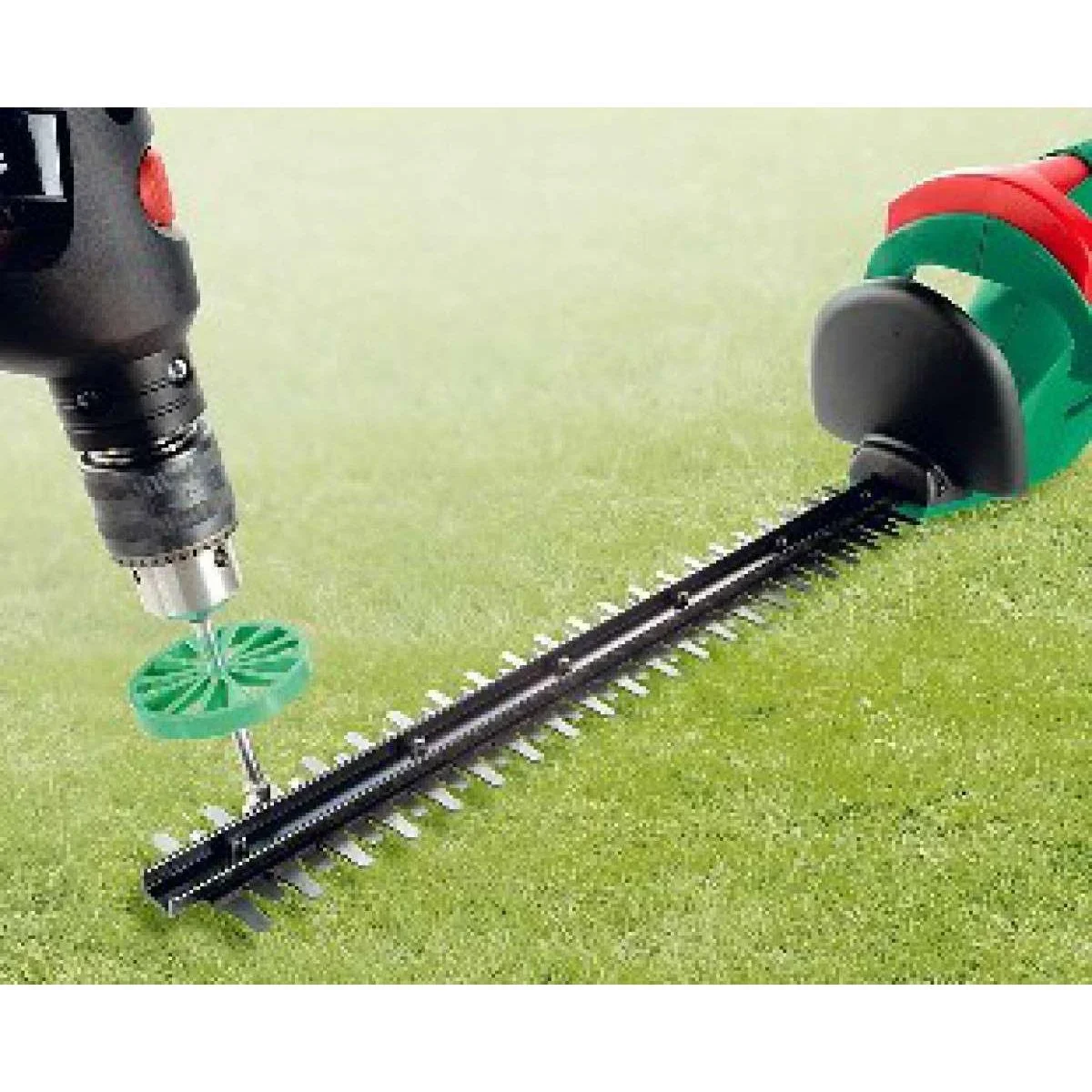 Set Elektro-Heckenschere "GM 7160", mit Sicherheits-Arbeitsgurt + Diamant-Schärfer-Set, 2er - 5