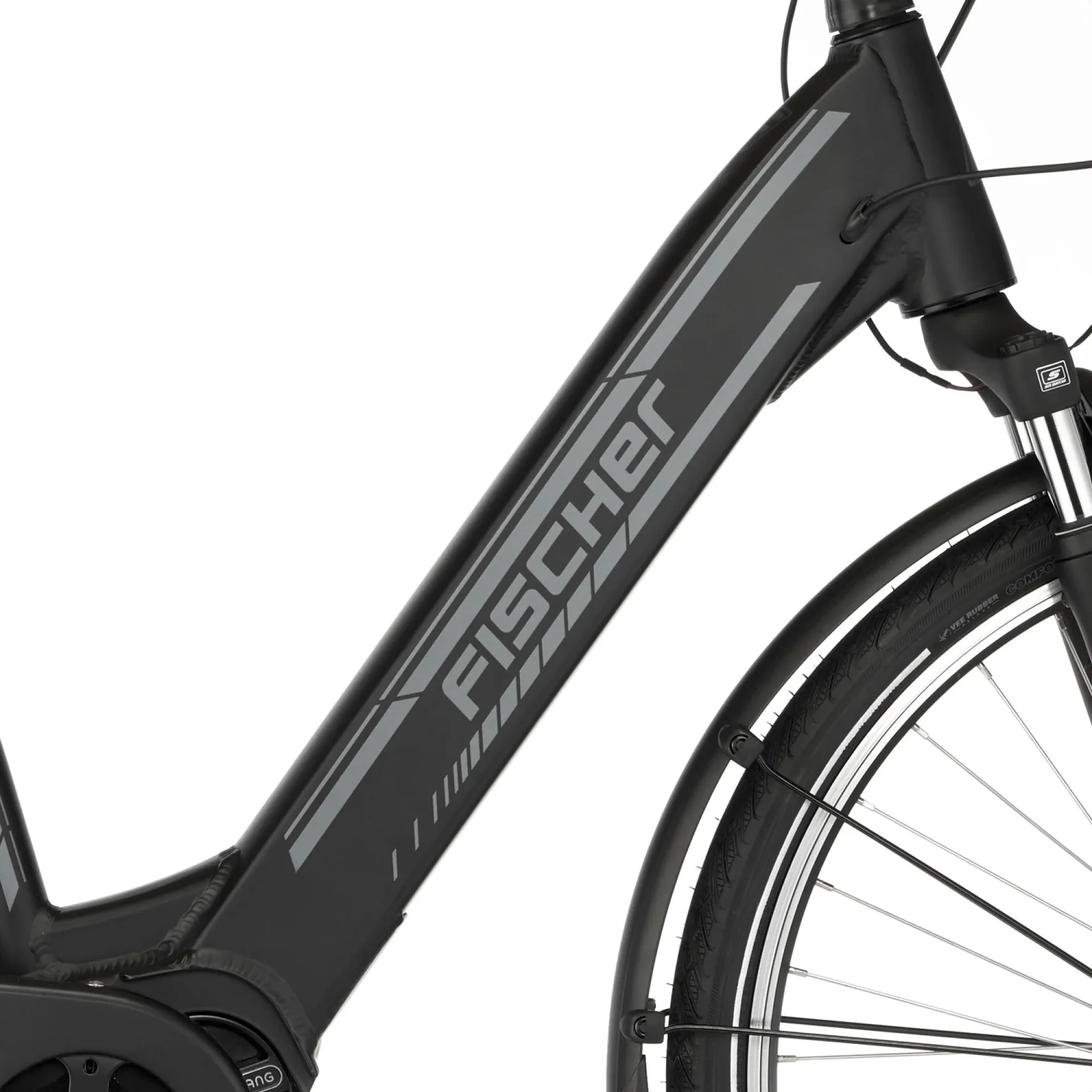 Unisex E-Bike City, 28 Zoll, Rahmengröße 41cm, 7-Gang Nabenschaltung, schwarz matt, CITA 4.1i - 8