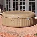 Aufblasbarer Jacuzzi Purespa | 4-Sitzer | Ø196 Cm | PVC | Beige - 6