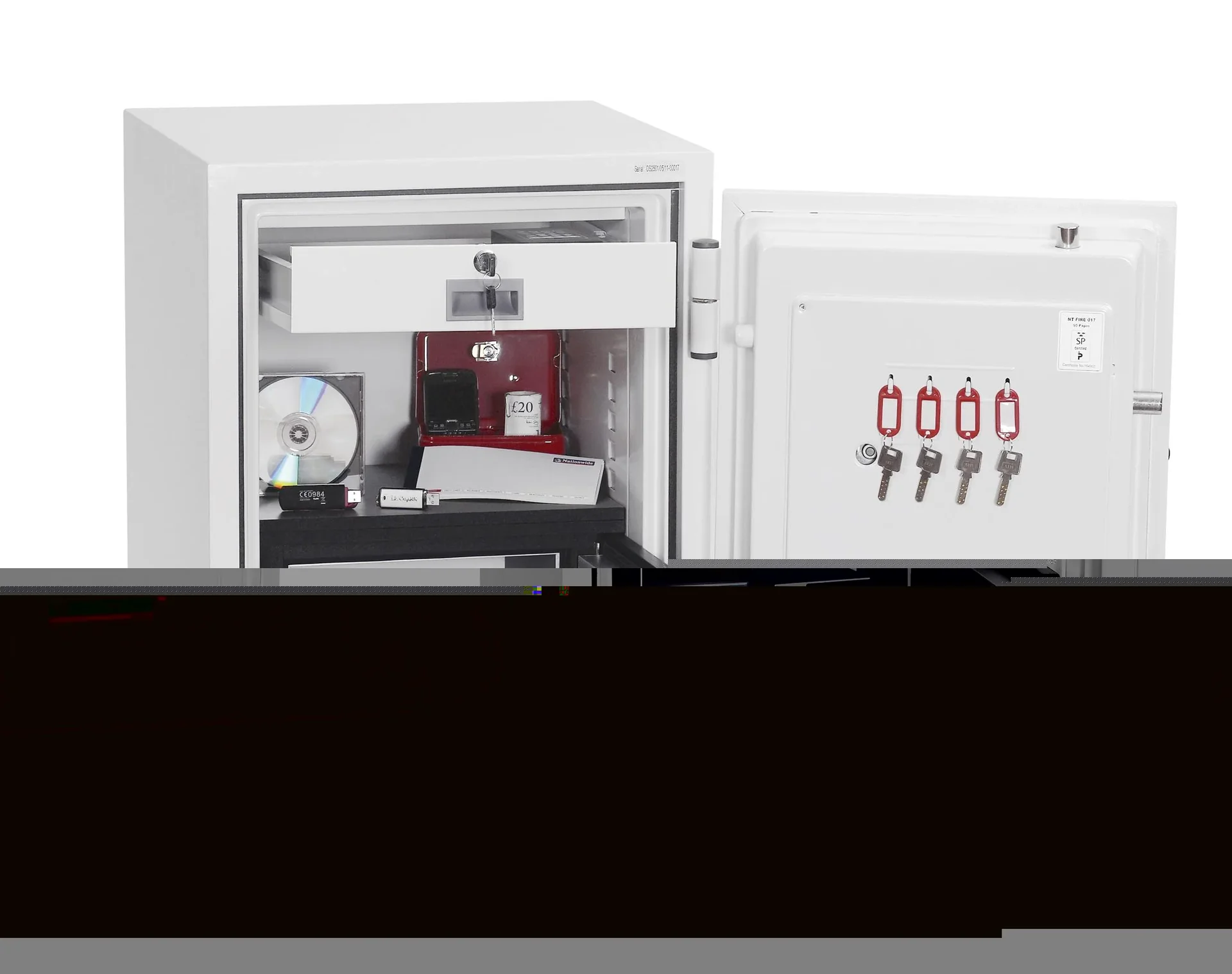 Datenschutztresor Datacombi Größe 1 mit Schlüsselschloss - 0