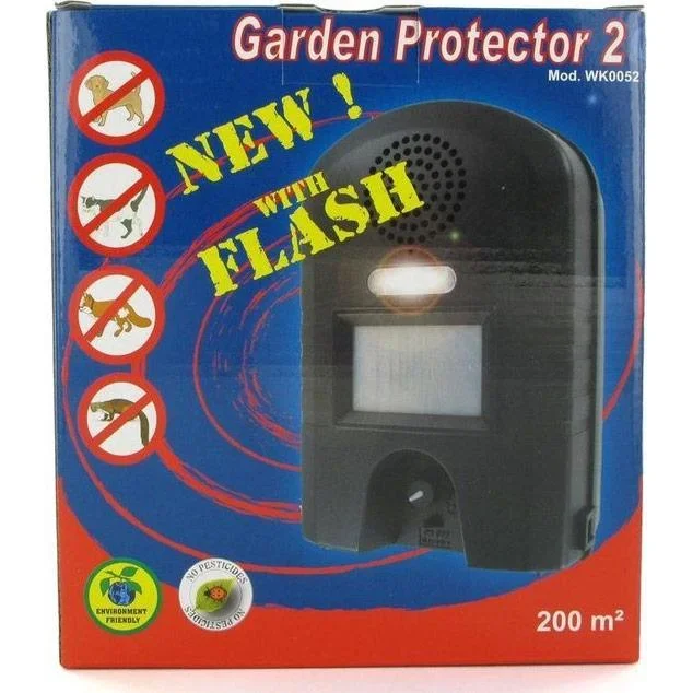 Weitech Garden protector 2 - Verjagt Füchse, Kaninchen, Marder, Katzen und Hunde aus dem Garten - 0