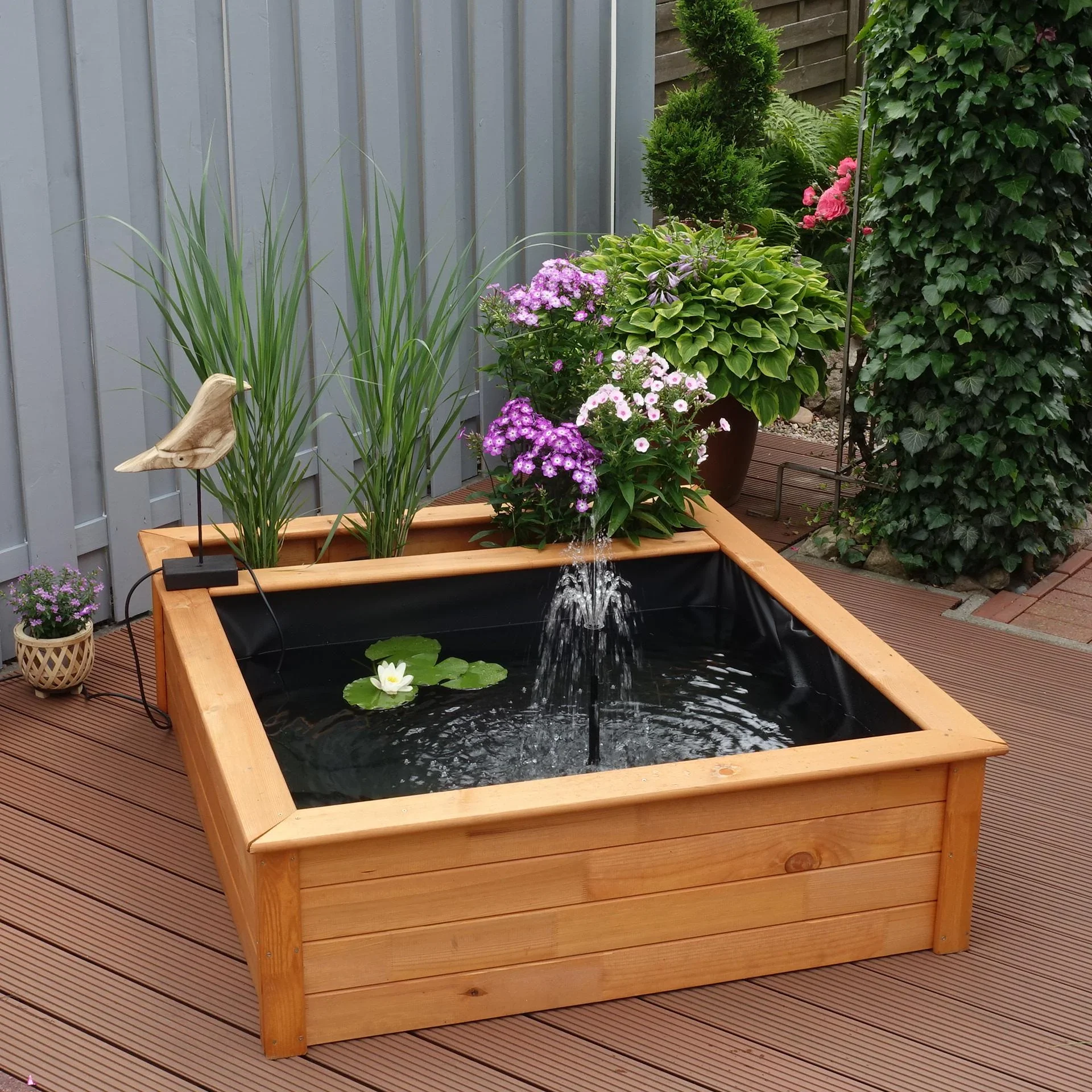 Hochteich mit seitlicher Pflanzzone Solar - 4