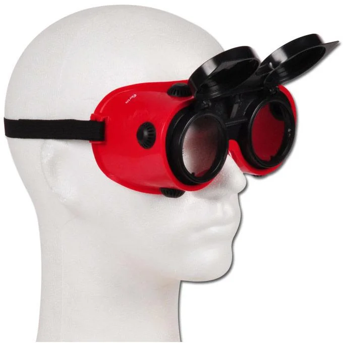 Zusammenklappbare Schweißerbrille mit elastischem Band - 1