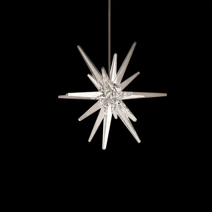 Weihnachtsstern LED - 7 Farben - Acryl - Weihnachtsdekoration - weiß - 1