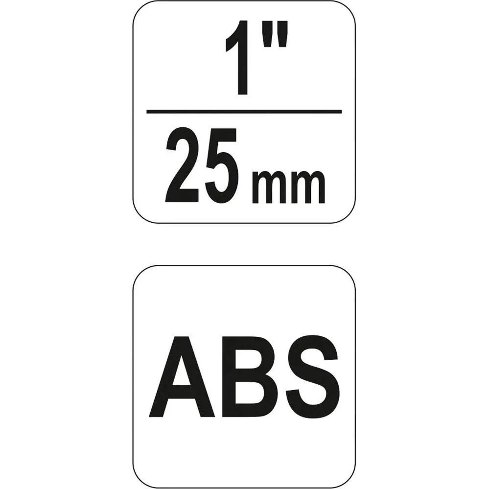 Wasserhahnanschluss 1" - Abs Kunststoff - 1