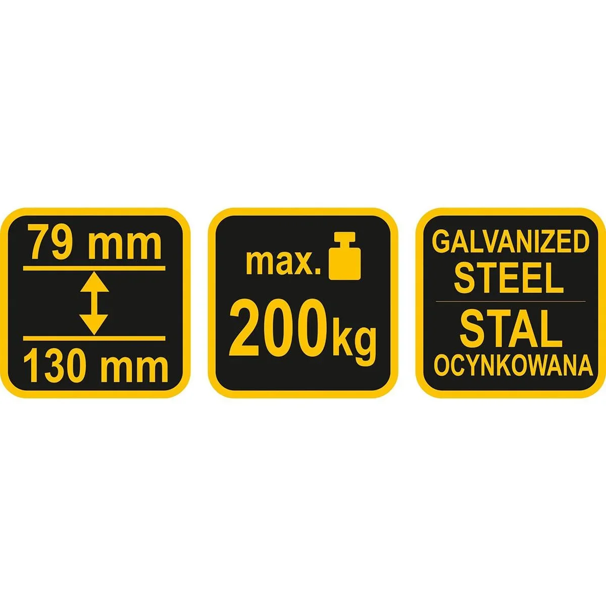 Höhenverstellbarer Bock - max 200kg - verstellbar von 79 bis 130cm - 1