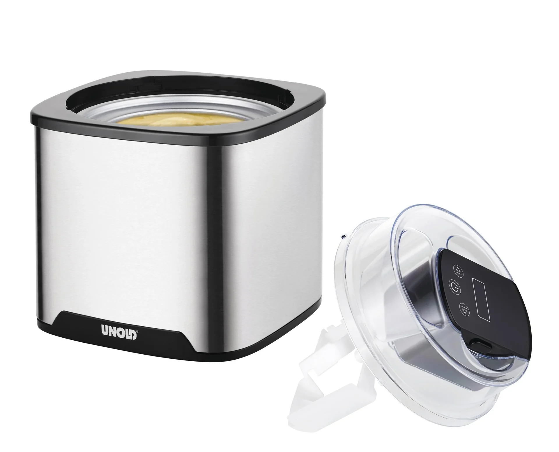 Eismaschine Gelato 1,5 Liter Inhalt, Edelstahl - 3
