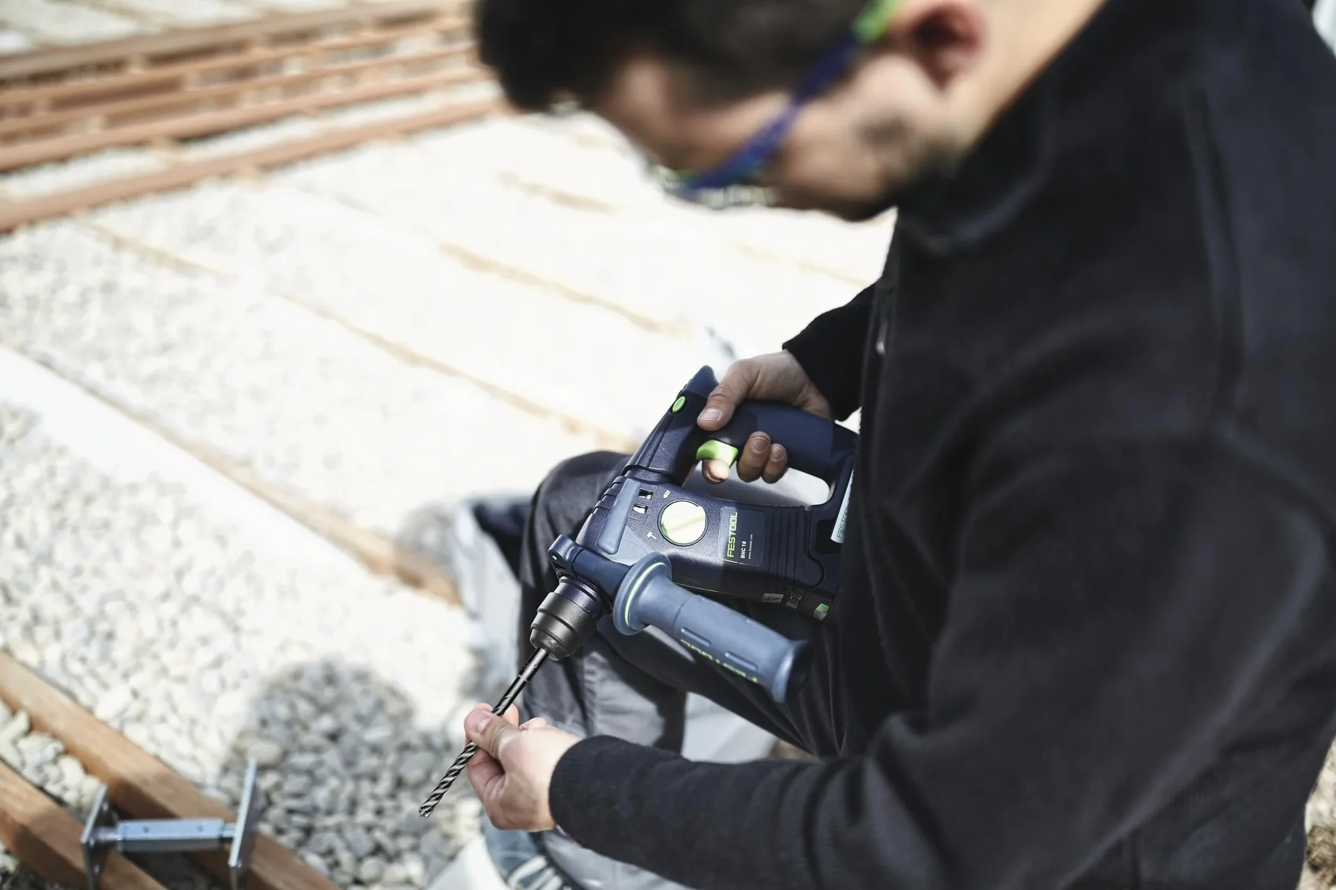 Akku-Bohrhammer BHC 18 Li-Basic - 1