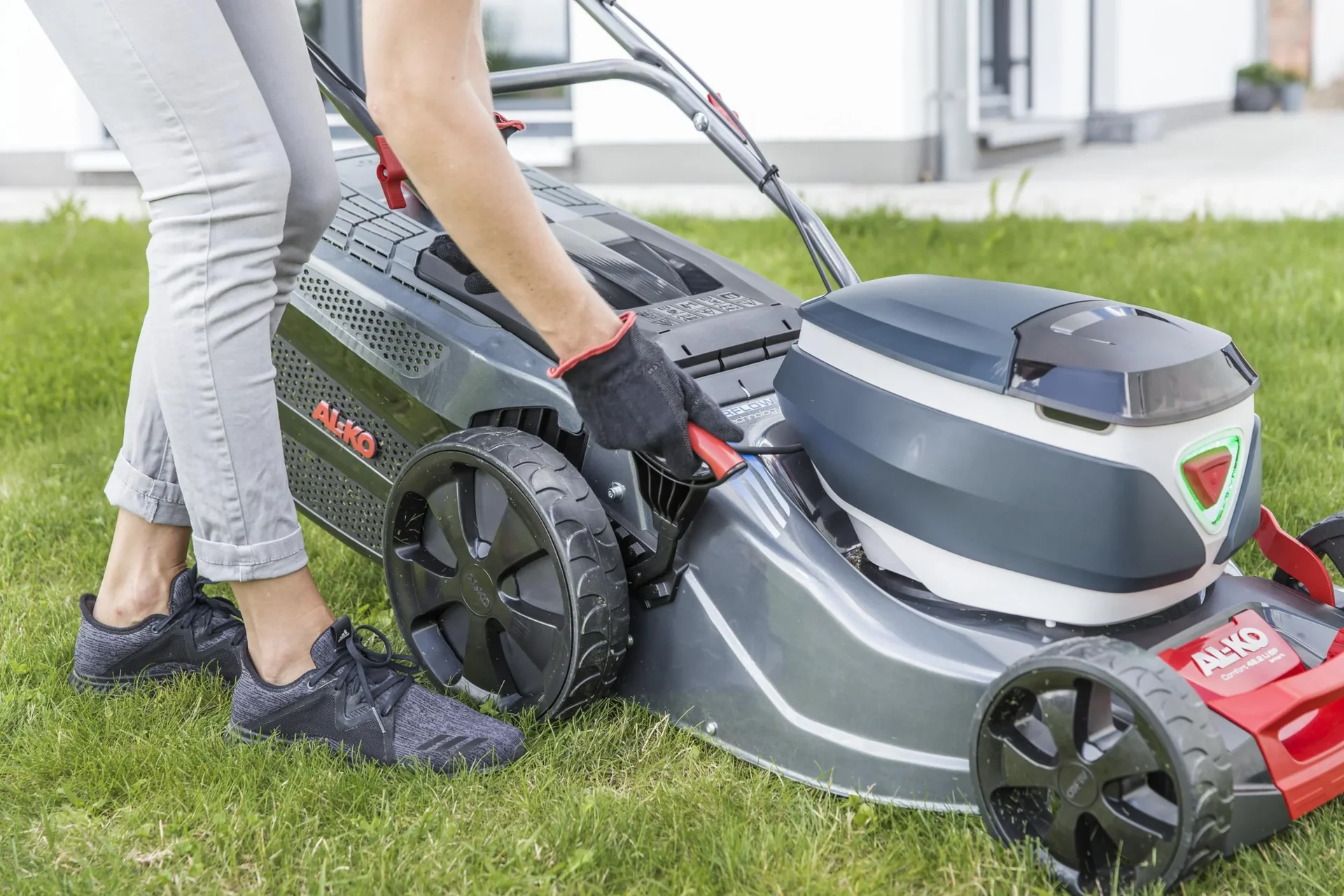 ENERGY FLEX Akku-Rasenmäher 46.2 Li SP-W Comfort - inkl. 2 Akku und Ladegerät - 4