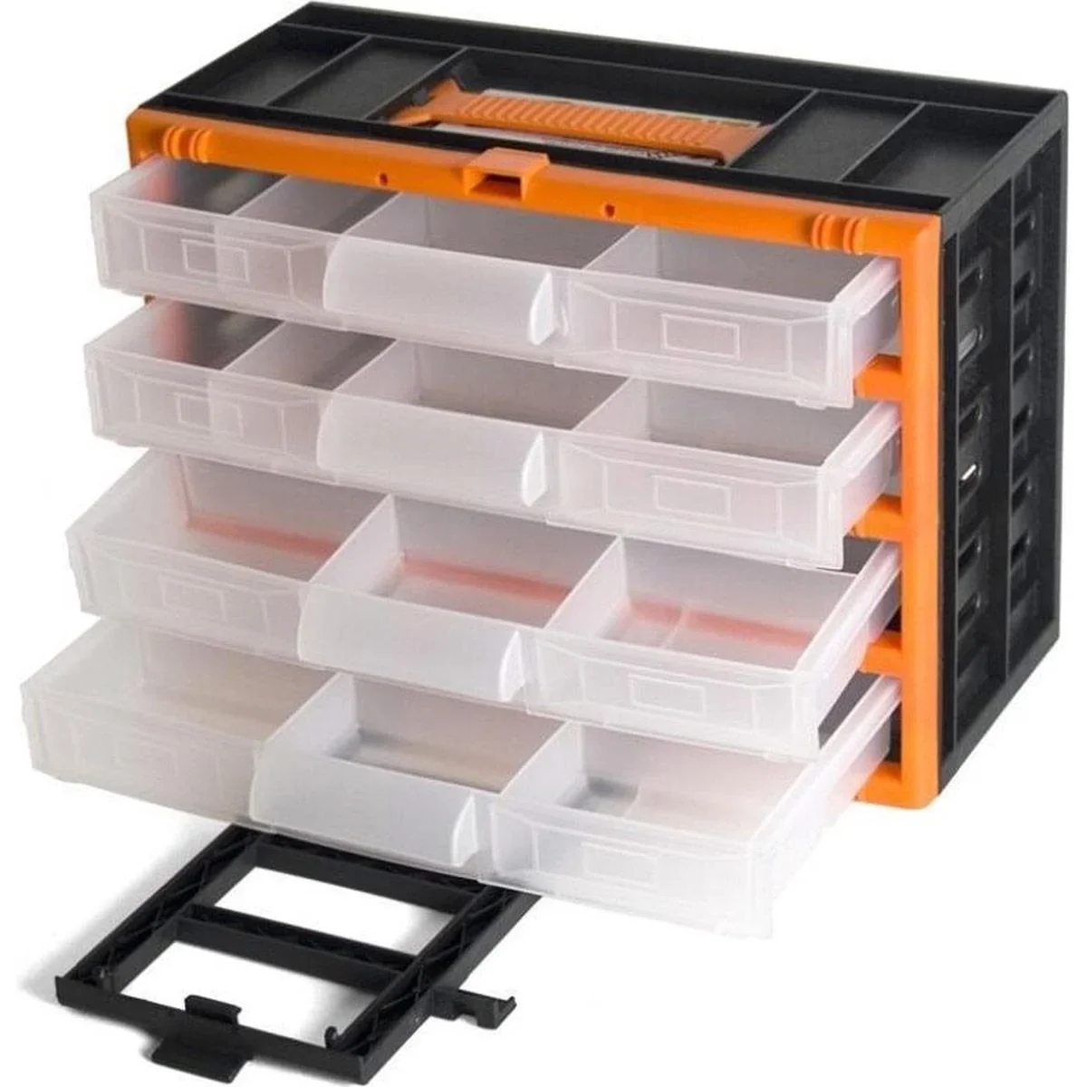 NOU Werkzeugkoffer Organizer 31X16 X22 cm - Schwarz - 0