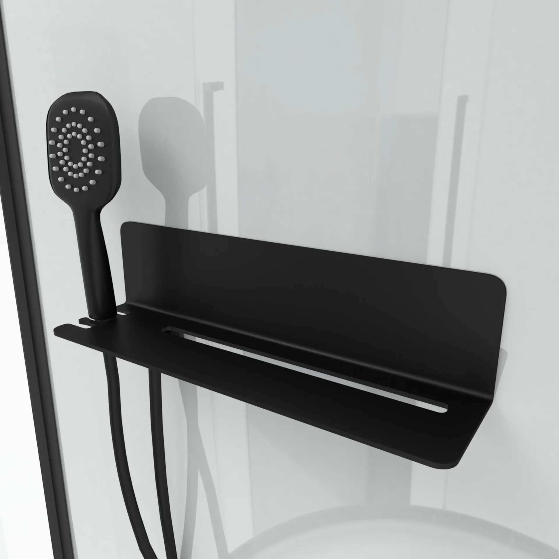 Komplettdusche "White Square" 90 x 90 x 215 cm - 3