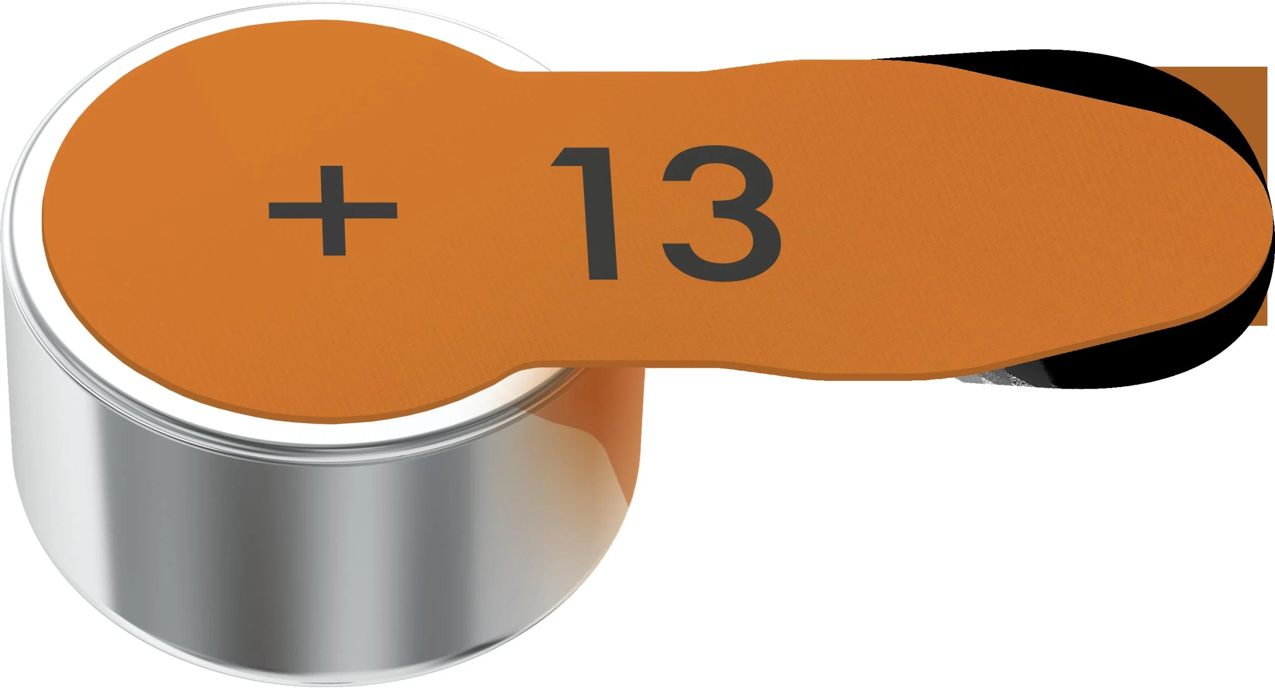 Batterien für Hörgeräte Zink-Luft 13 (PR48), 6er Set - ORANGE - 1