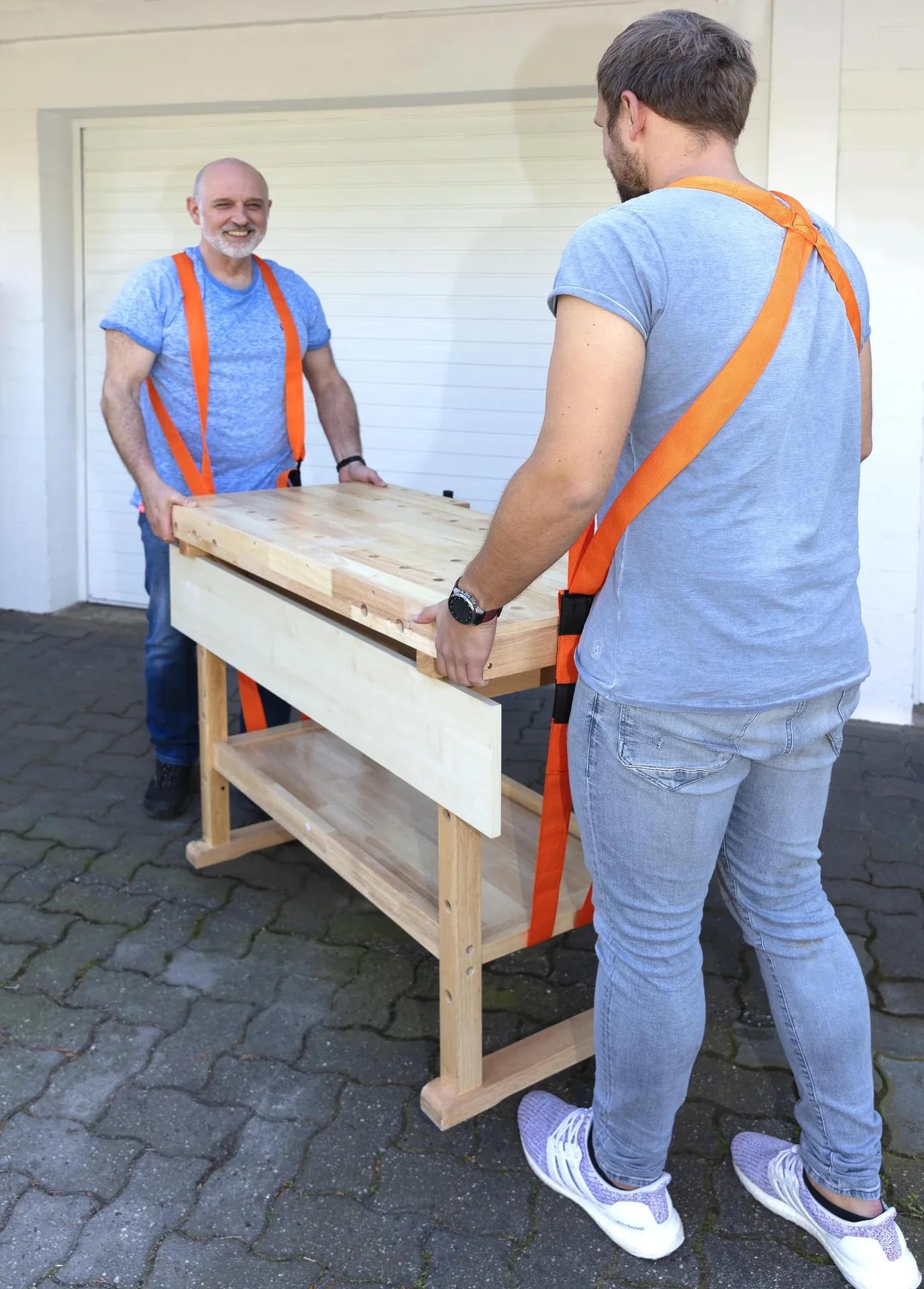 Tragegurte-Set mit Rückenstütze, 2 Stück - 1