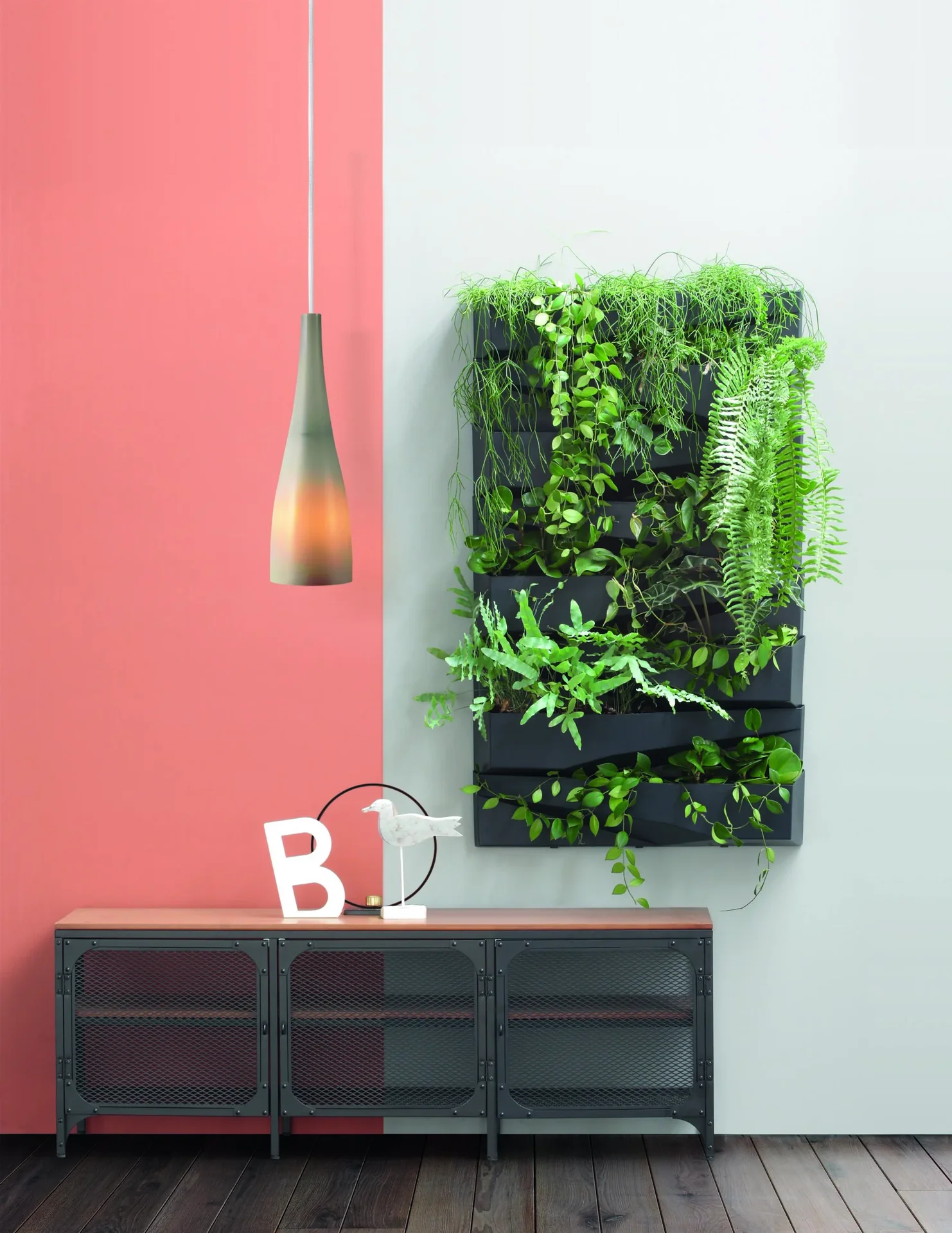 Pflanzkasten Cascaden, anthrazit - 2