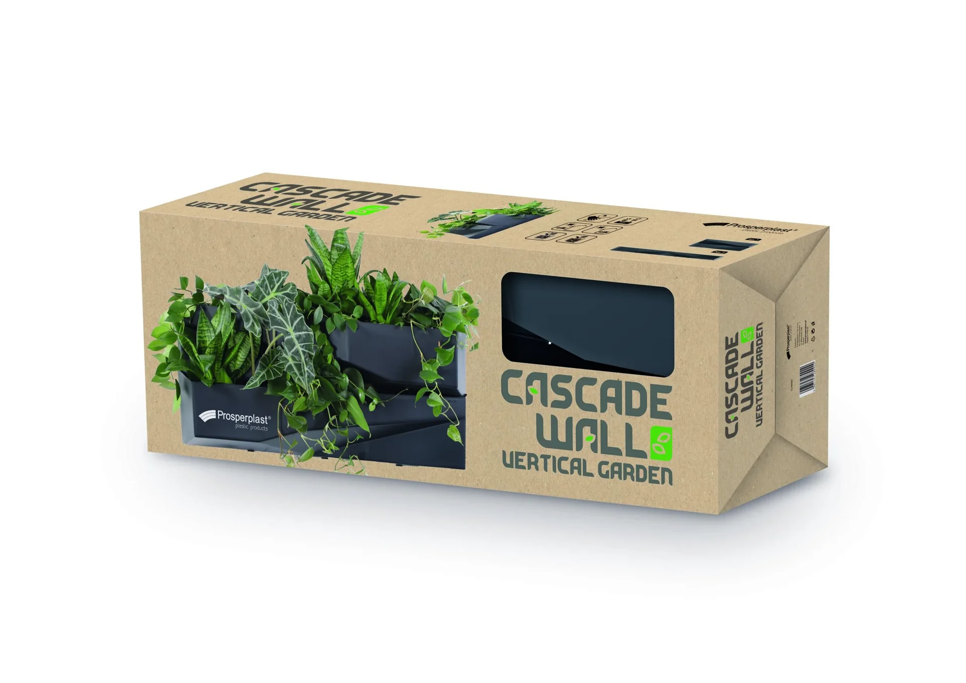 Pflanzkasten Cascaden, anthrazit - 6