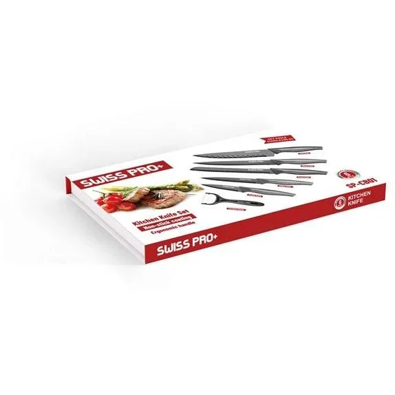 Küchenmesserset - 6-teilig - Carbon - Schwarz - 2