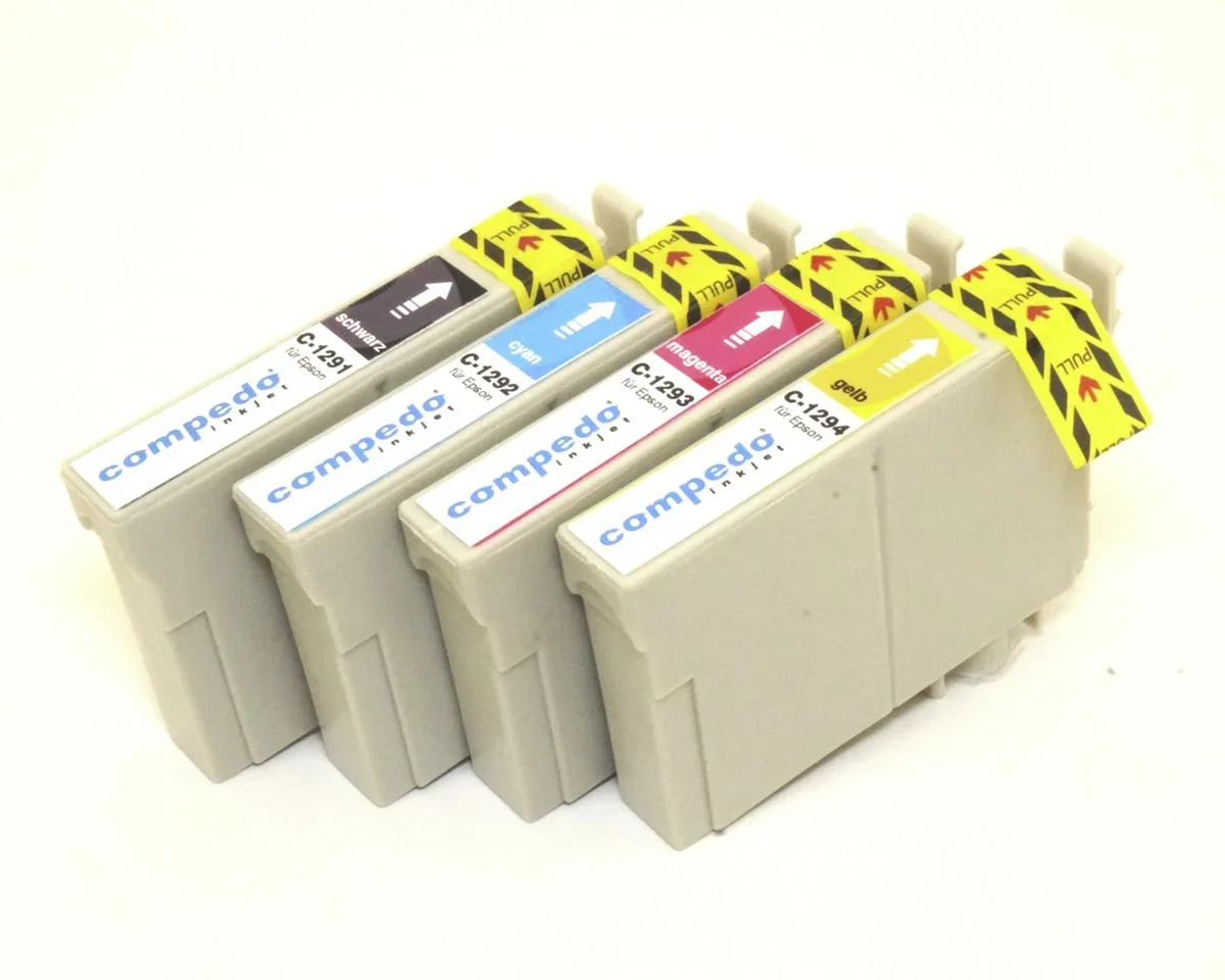 Druckerpatrone für Epson T1291-4 4er Multipack in den Farben cyan, gelb, magenta und schwarz - 0