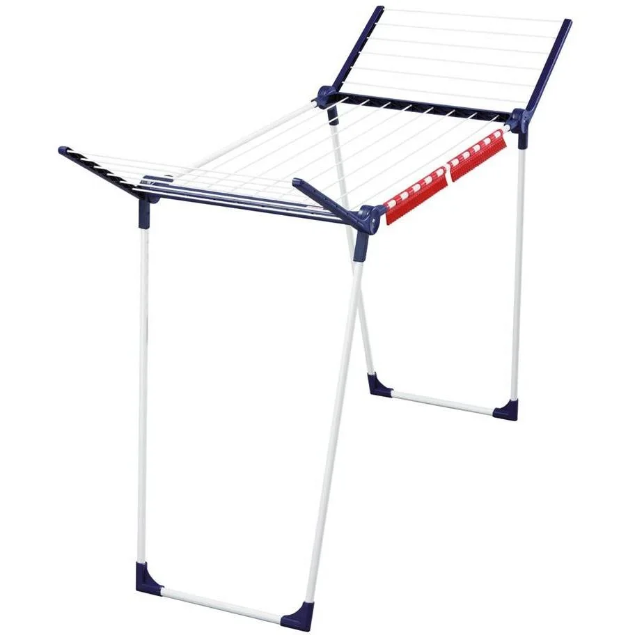 Zusammenklappbarer Wäscheständer - 55x157x87cm - 15 Meter Trockenlänge - Pegasus 150 Solid Slim - 1