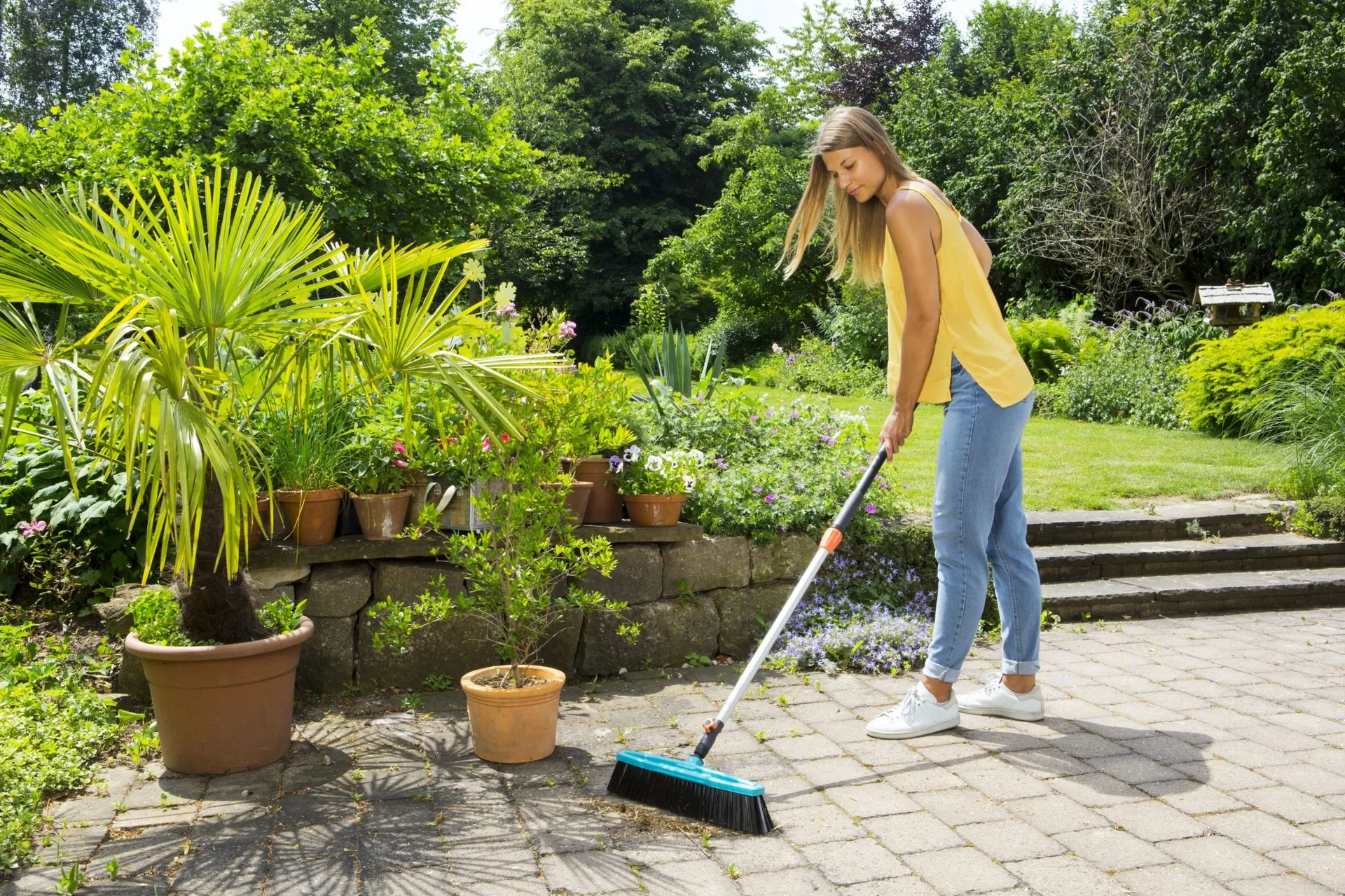 Combisystem-Teleskopstiel, Aluminium, ausziehbar von 90 - 145 cm - 2