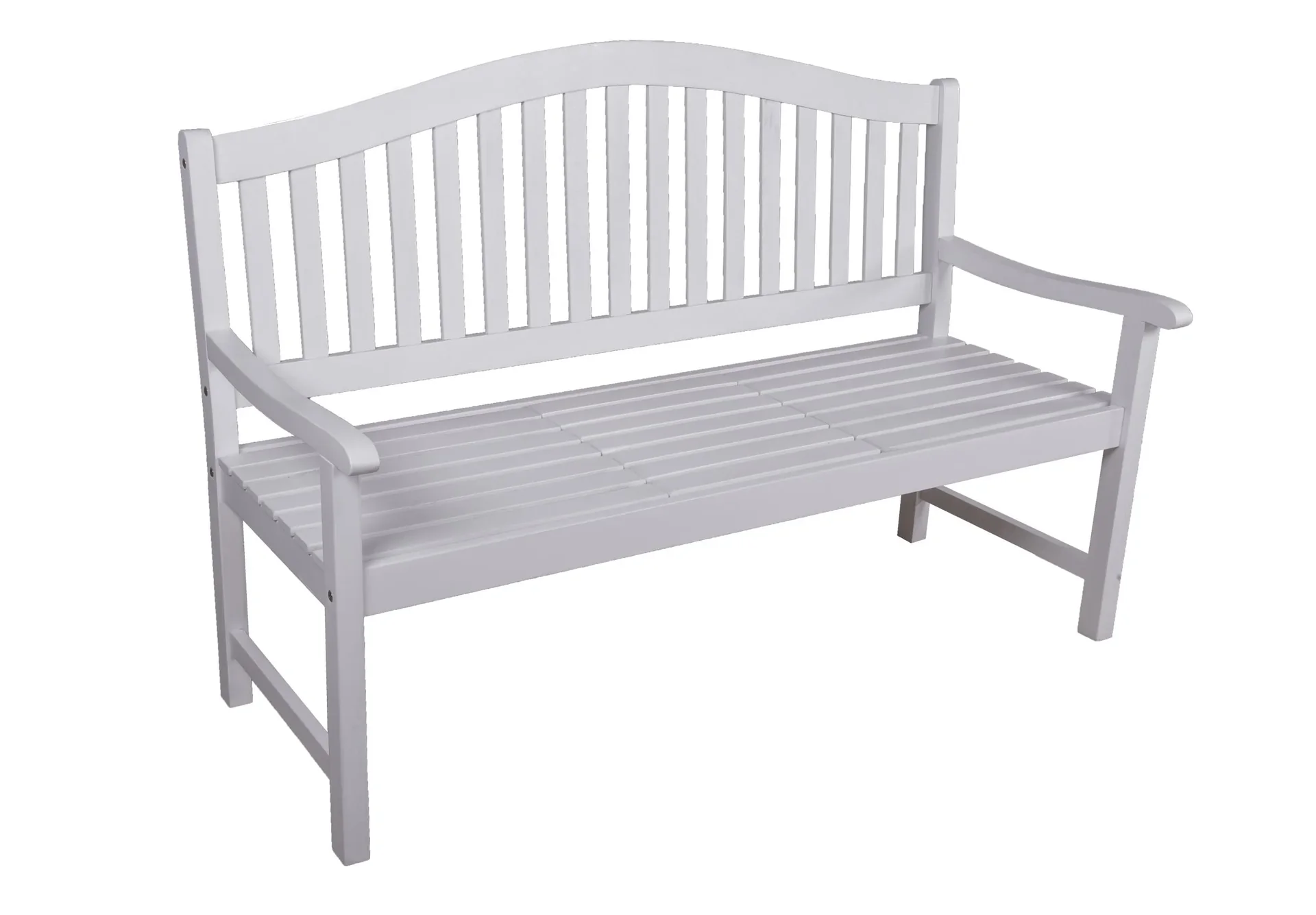 Bank SINGAPUR, mit hochklappbarem Tisch, Eukalyptus Grandis FSC 100% white washed - 0