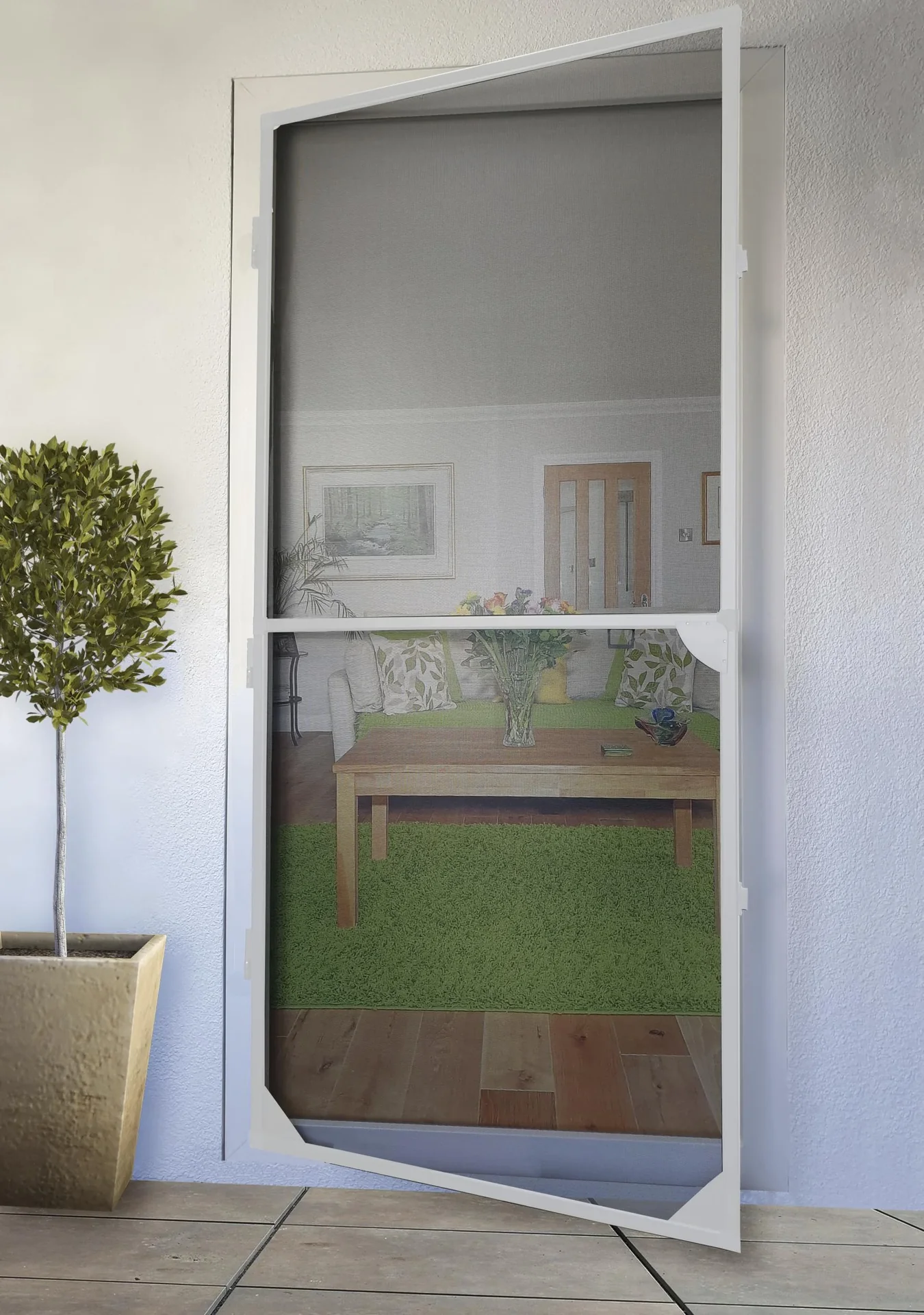 Insektenschutztür Light 100 x 215 cm, weiß - 0