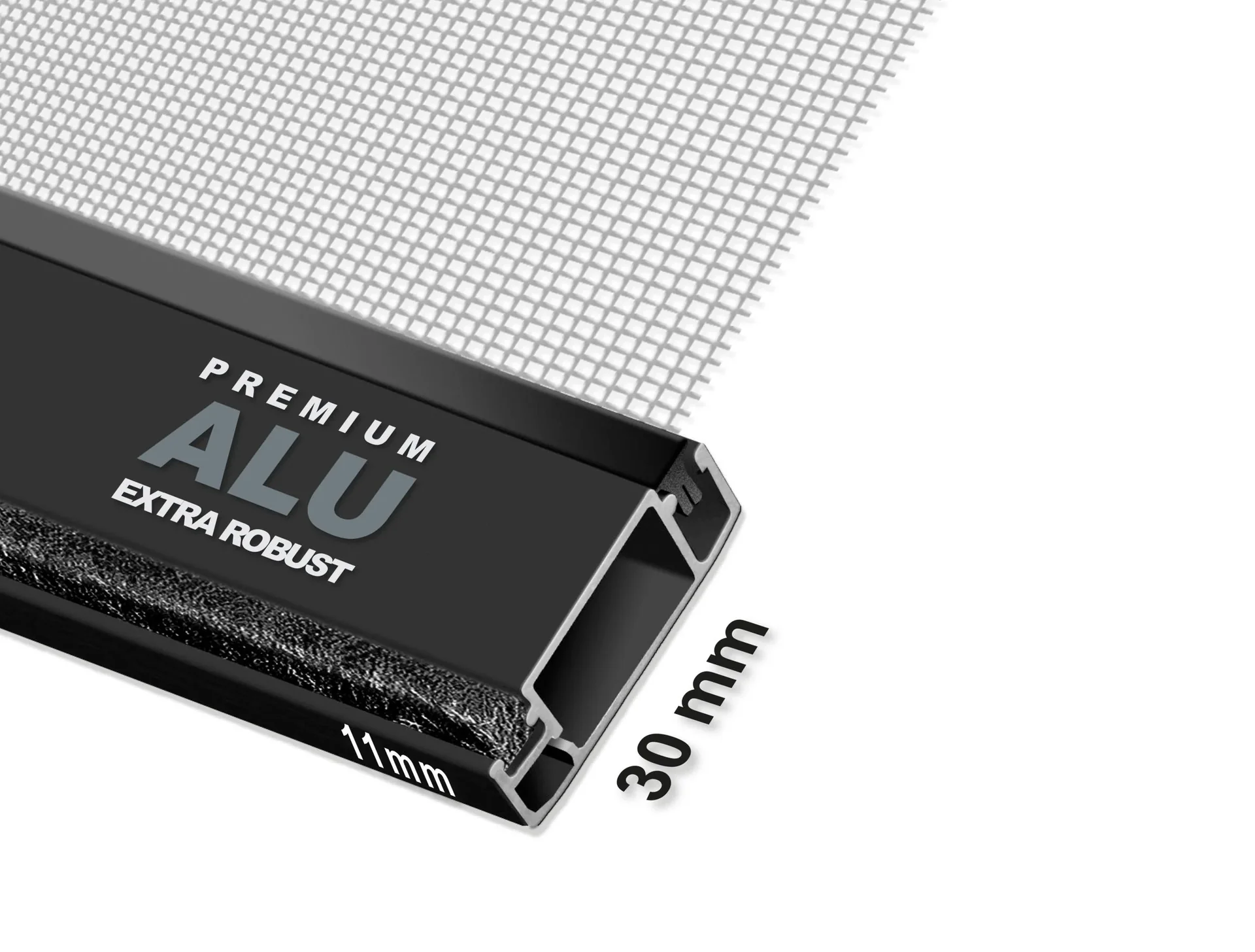 Insektenschutzfenster PREMIUM, Farbe anthrazit, 100 x 120 cm - 4