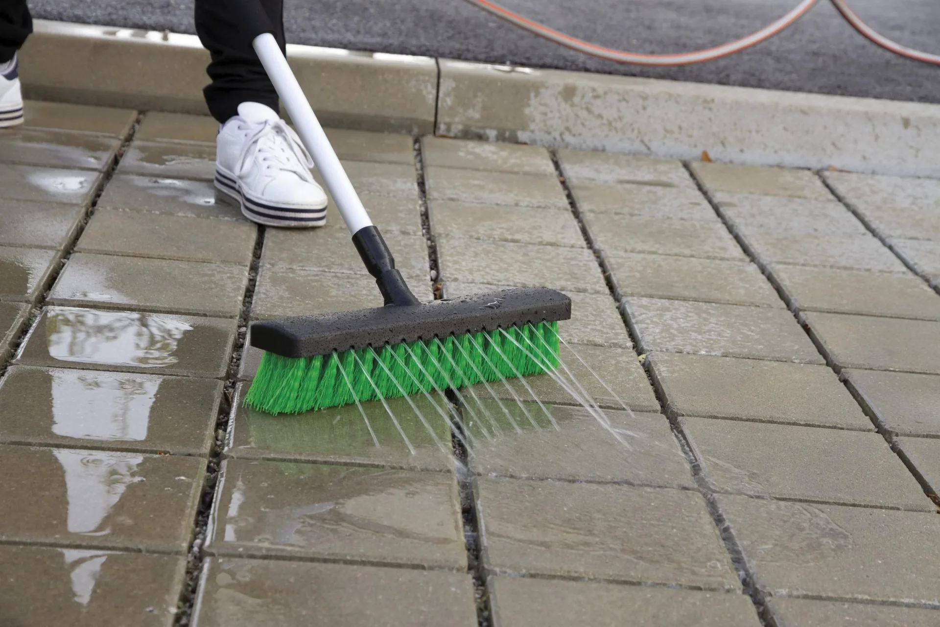 Wasserbesen „Aquaclean“, Grün/ Schwarz - 1