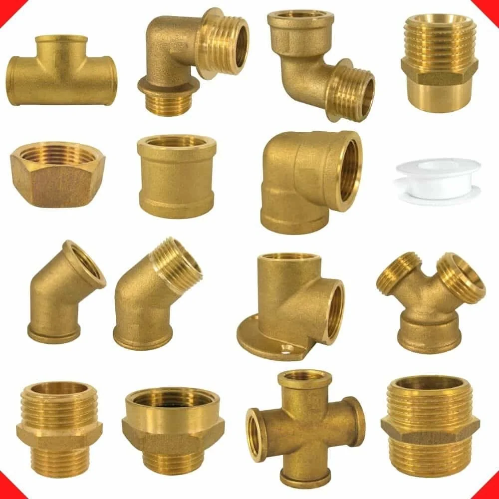 Gewindefitting Messing Muffe reduziert 3/4" IG x 3/8" IG-1