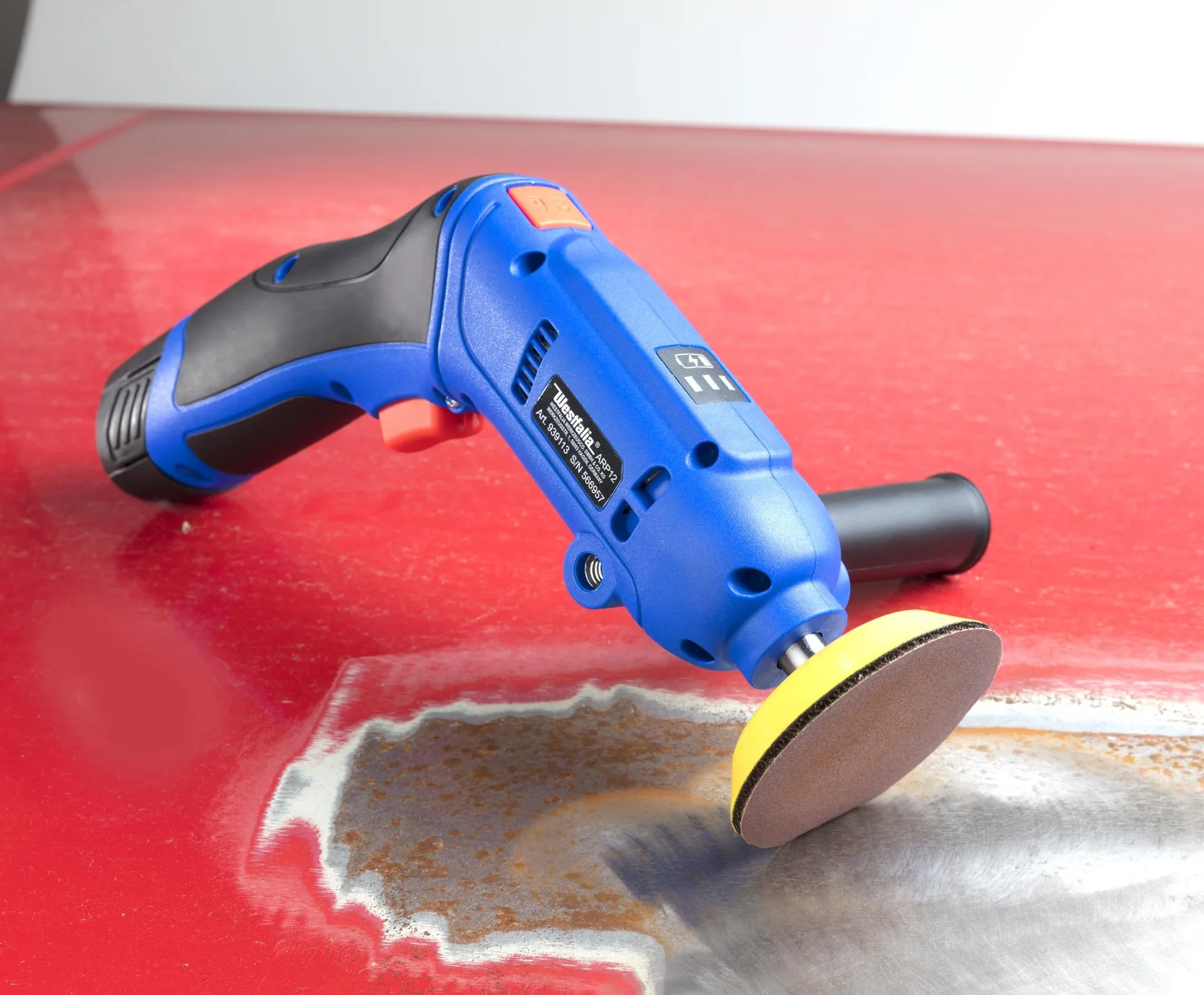 10,8 Volt Akku Poliermaschine Rotation - inklusive Zuberhör und Tasche - 4