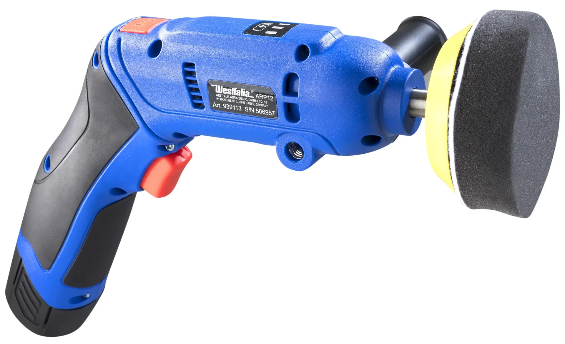 10,8 Volt Akku Poliermaschine Rotation - inklusive Zuberhör und Tasche - 10