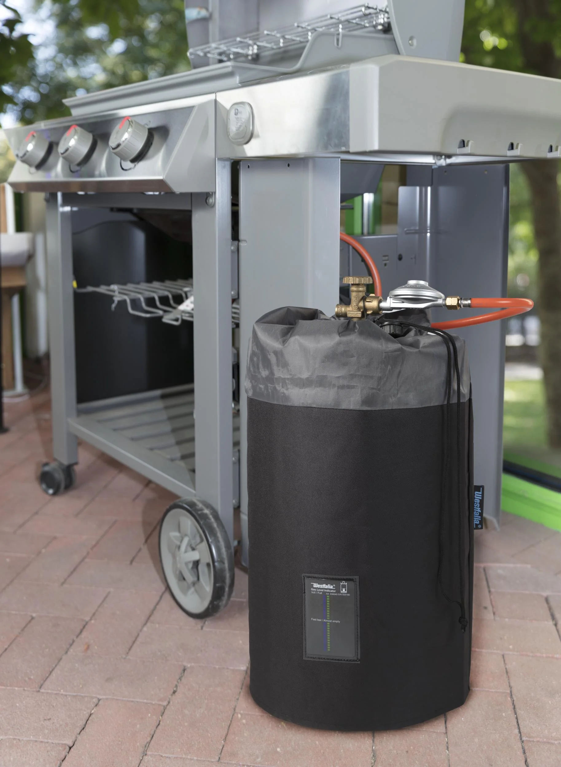 Gasflaschen-Abdeckung mit Gasstandsanzeige - 1