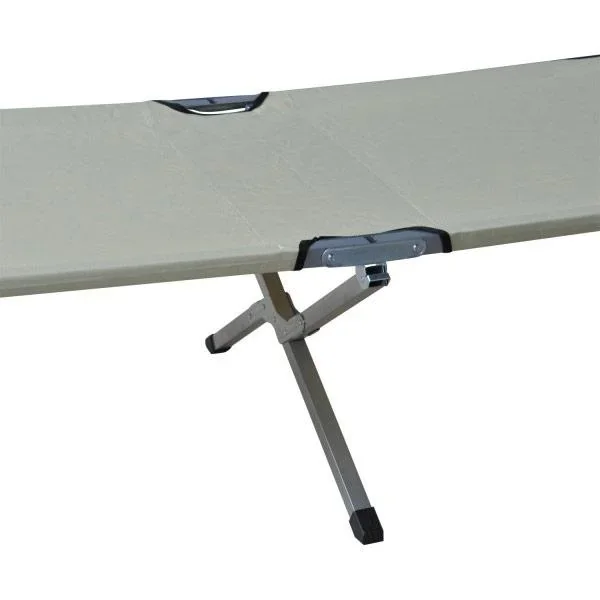 Feldbett Campingbett Liege Klappbett mit Tasche Beige - 1