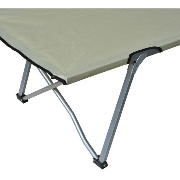 Feldbett Campingbett Liege Klappbett mit Tasche Beige - 3