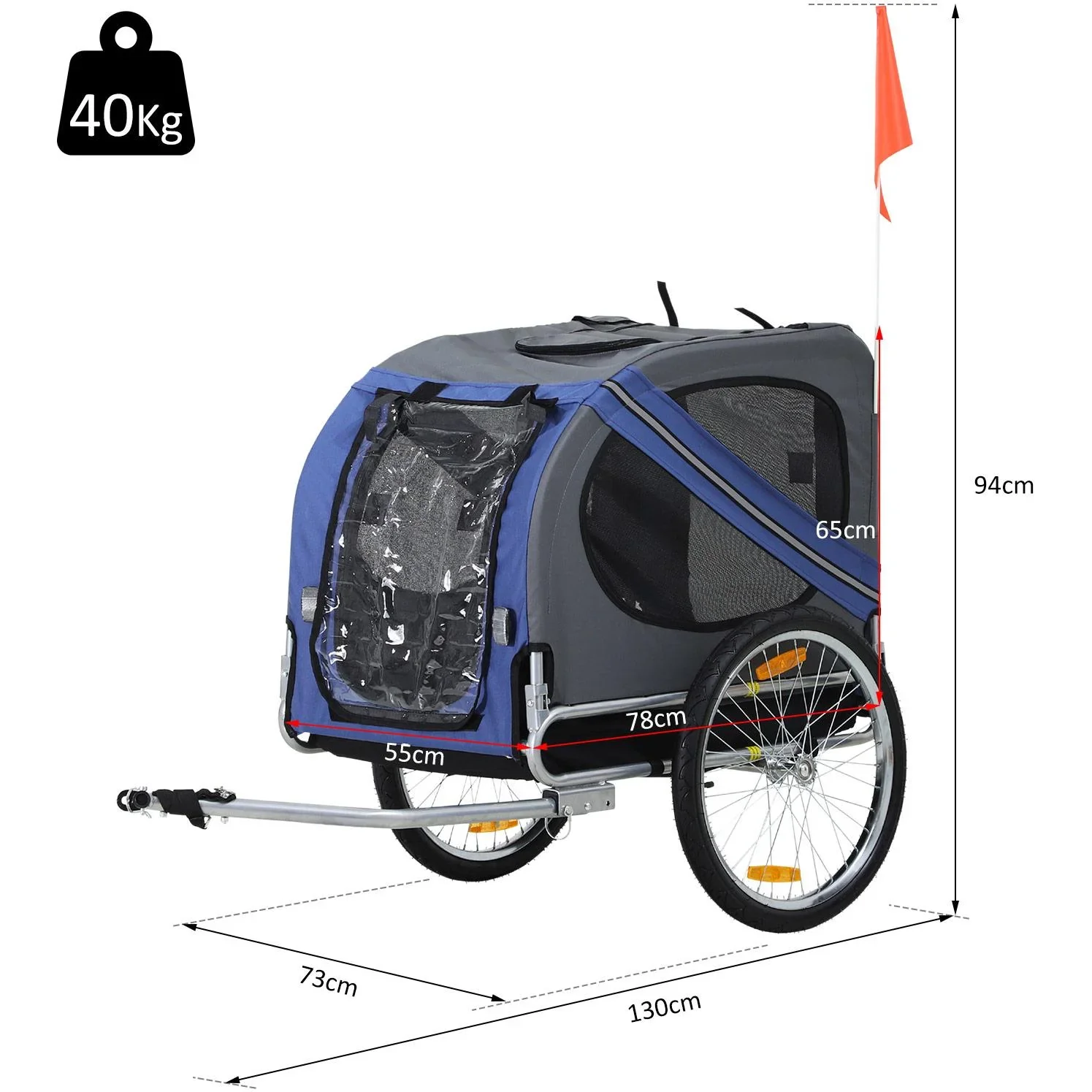 Fahrradanhänger für Hunde - 7