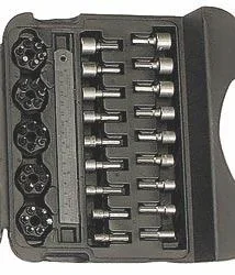 Bohrer- und Bit Satz 122-teilig im Koffer - 5