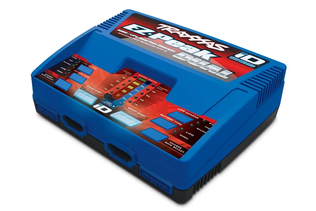 Ladegerät DUAL EZ-Peak Plus 2972G + 2x 3S Lipo 5000 mAh 2872X EU-Version - 0