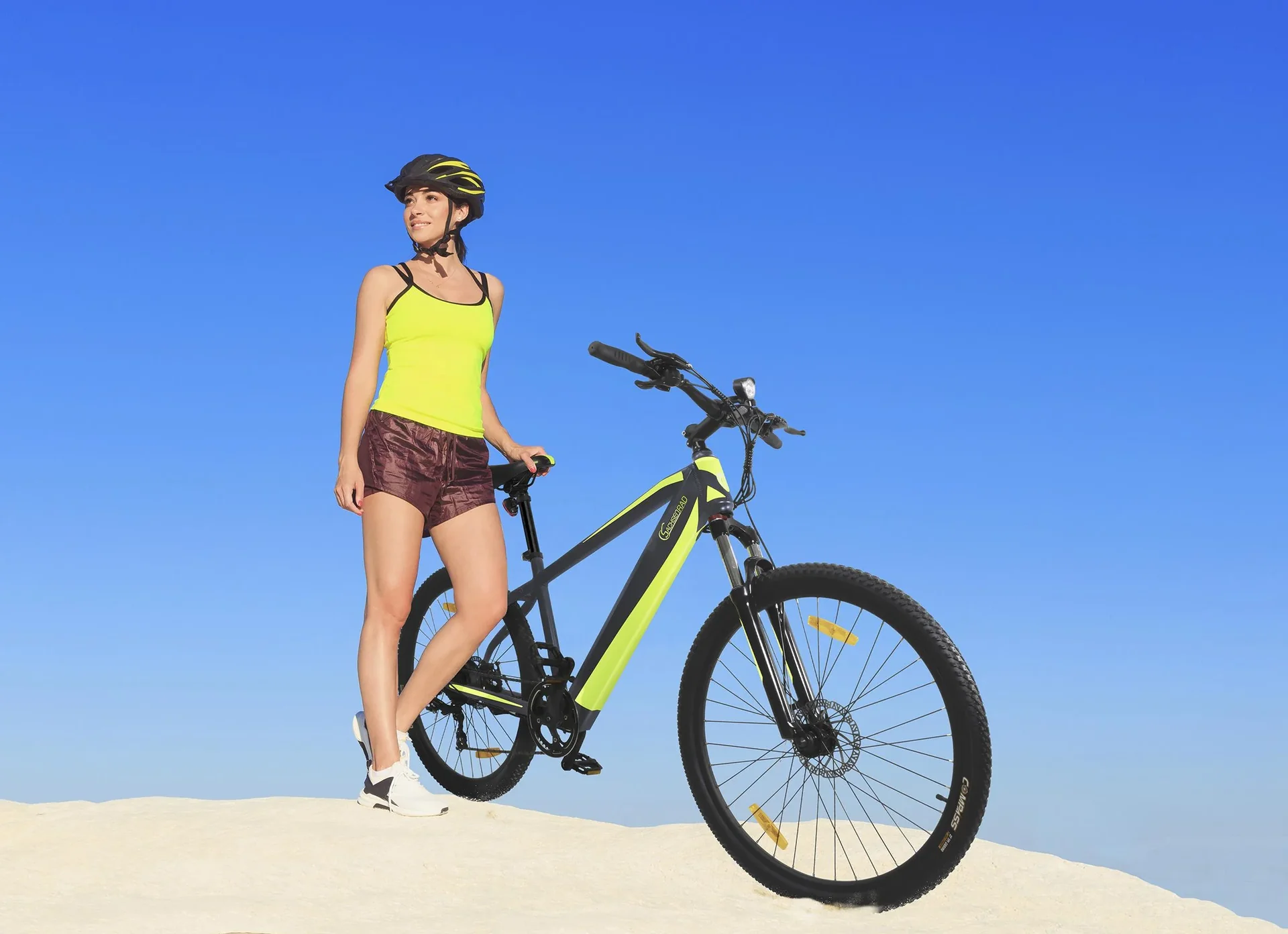 Unisex E-Racing Mountain Bike 27,5 Zoll, 7-Gang Kettenschaltung, grau, RR - 1
