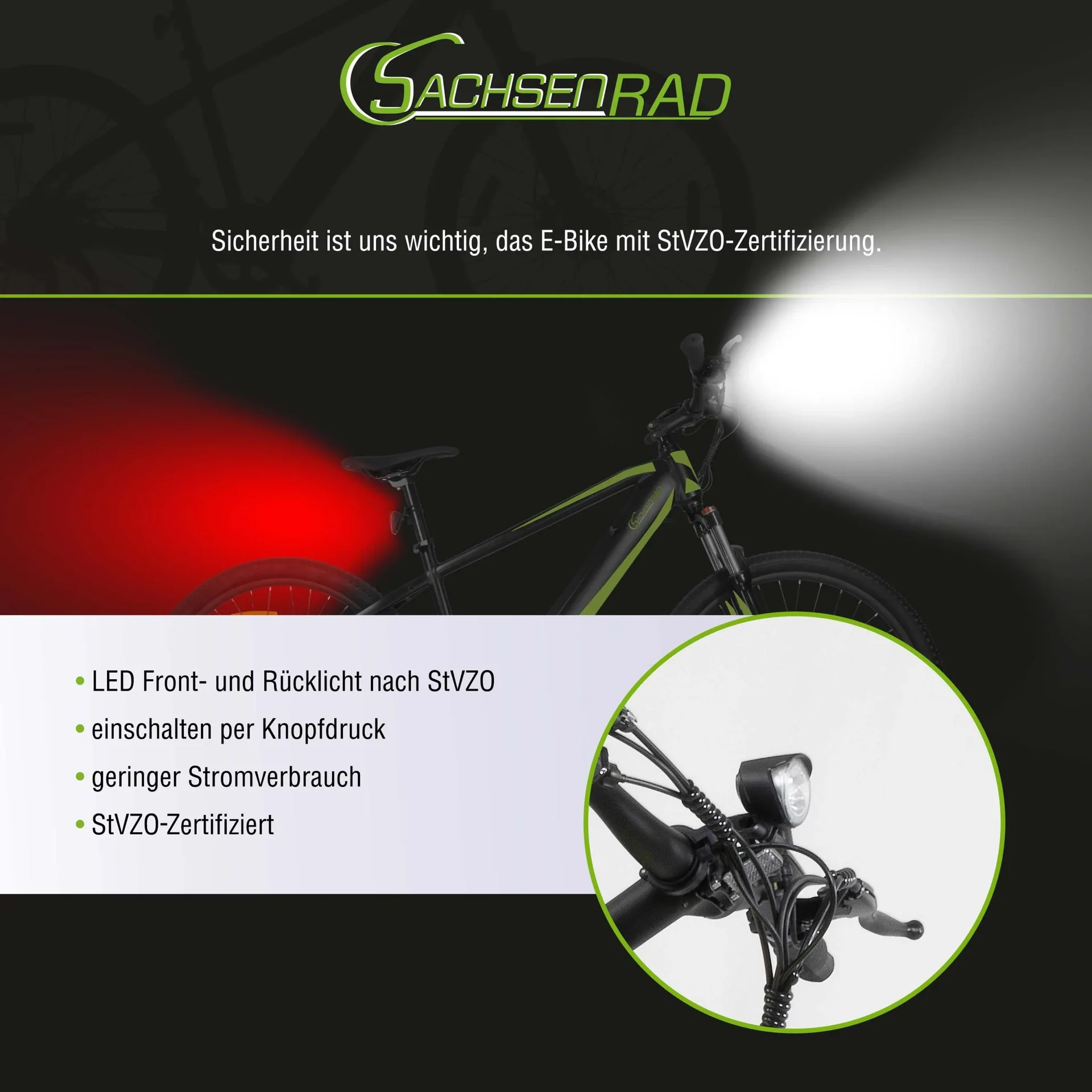 Unisex E-Racing Mountain Bike 27,5 Zoll, 7-Gang Kettenschaltung, grau, RR - 6