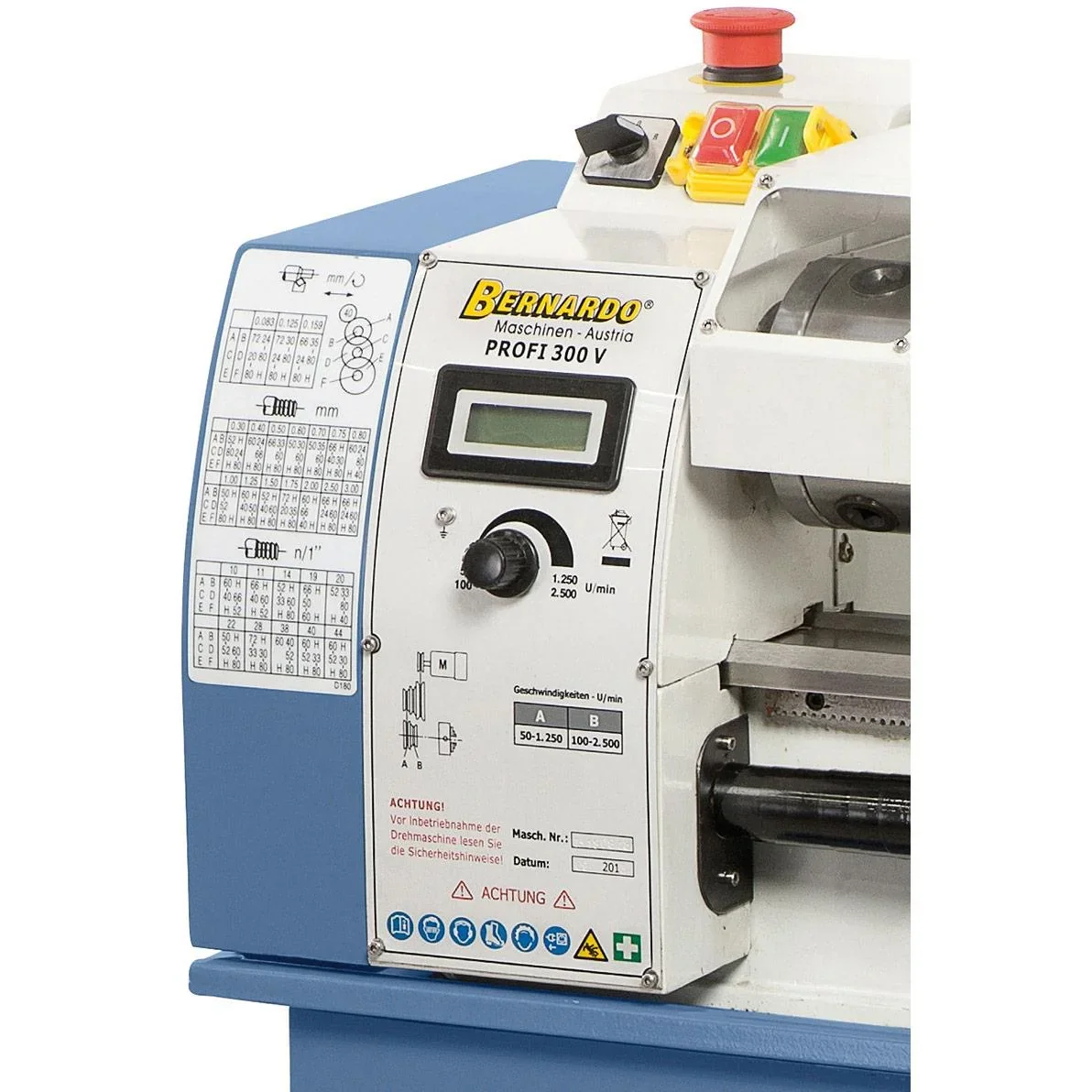 Drehmaschine Bernardo Do 300 V / 230 V - 2
