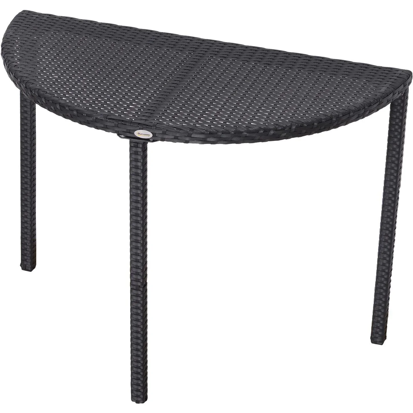 Gartensitzgruppe 3-tlg, Polyrattan Gartenset Rattanmöbel für Balkone Schwarz mit Sitzkissen - 0