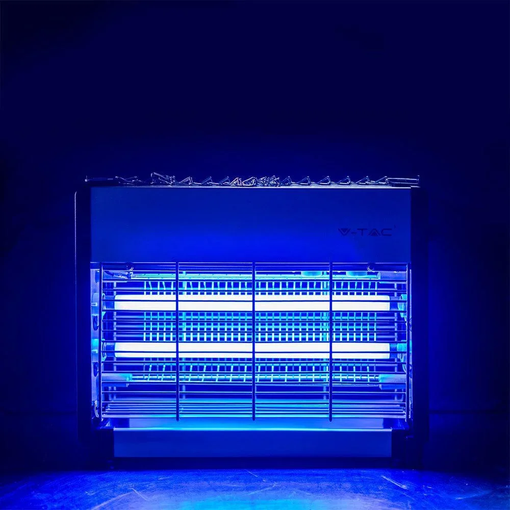 VT-3220 Insektenlampe - 2"10W - 80m Reichweite - UV-Licht - Grau - 5