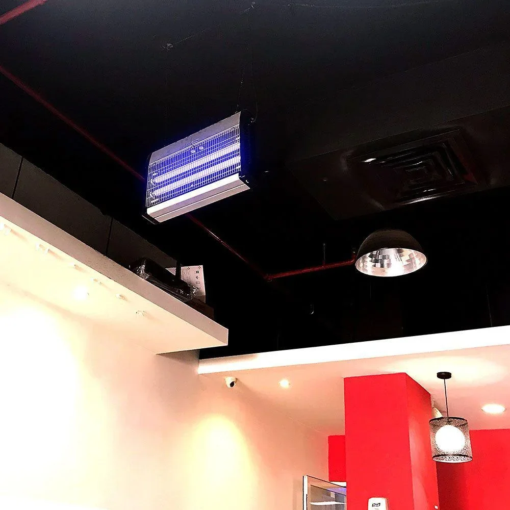 VT-3220 Insektenlampe - 2"10W - 80m Reichweite - UV-Licht - Grau - 6