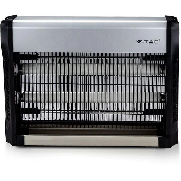 VT-3220 Insektenlampe - 2"10W - 80m Reichweite - UV-Licht - Grau - 8