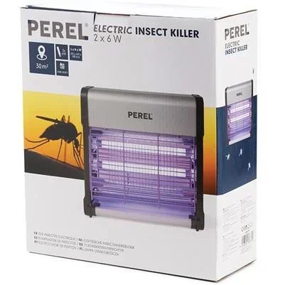 Elektrischer Insektenvernichter - Fliegenlampe - 2 x 6W - 30m² - 1